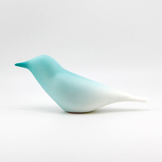 Lotus Mist · Porcelain Bird Sculpture